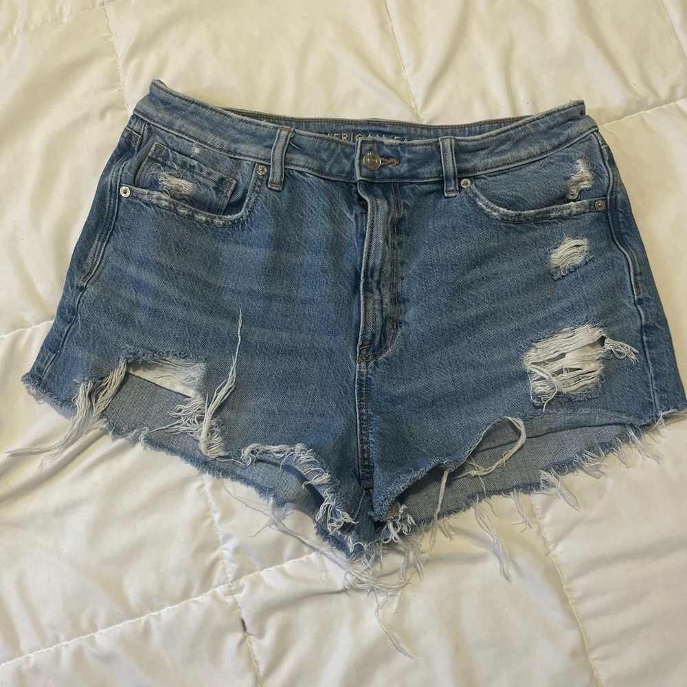 Distressed American eagle shorts